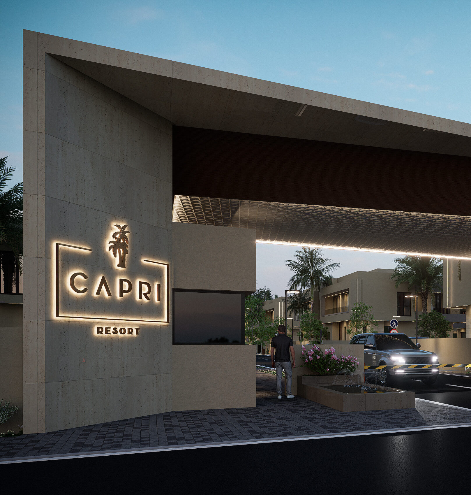 Capri Resort – groupement d’habitation par MF INTERIORS, vue 11