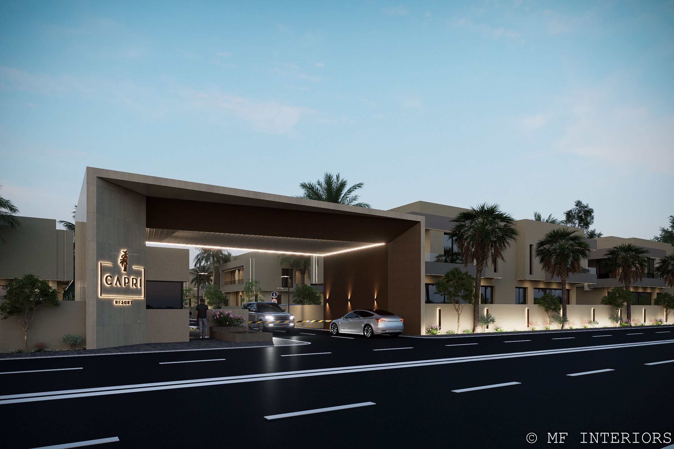 Capri Resort – groupement d’habitation par MF INTERIORS, vue 13