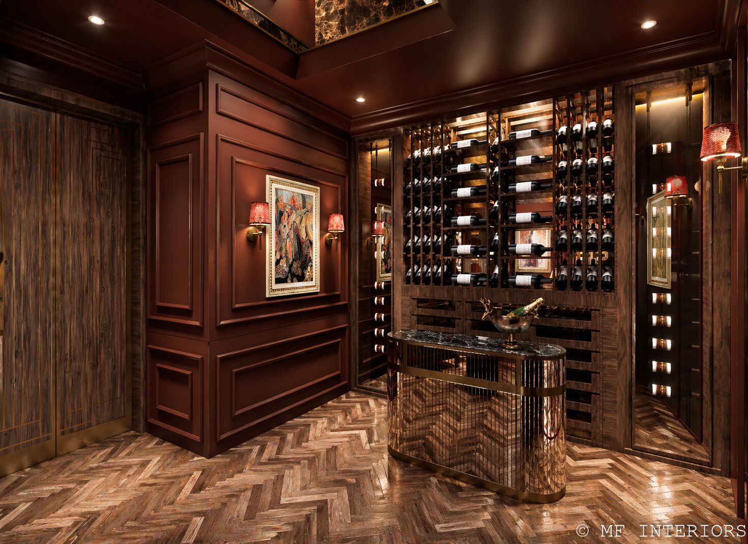 Caravan / La Pergola – aménagement de restaurant-bar par MF INTERIORS, vue 7