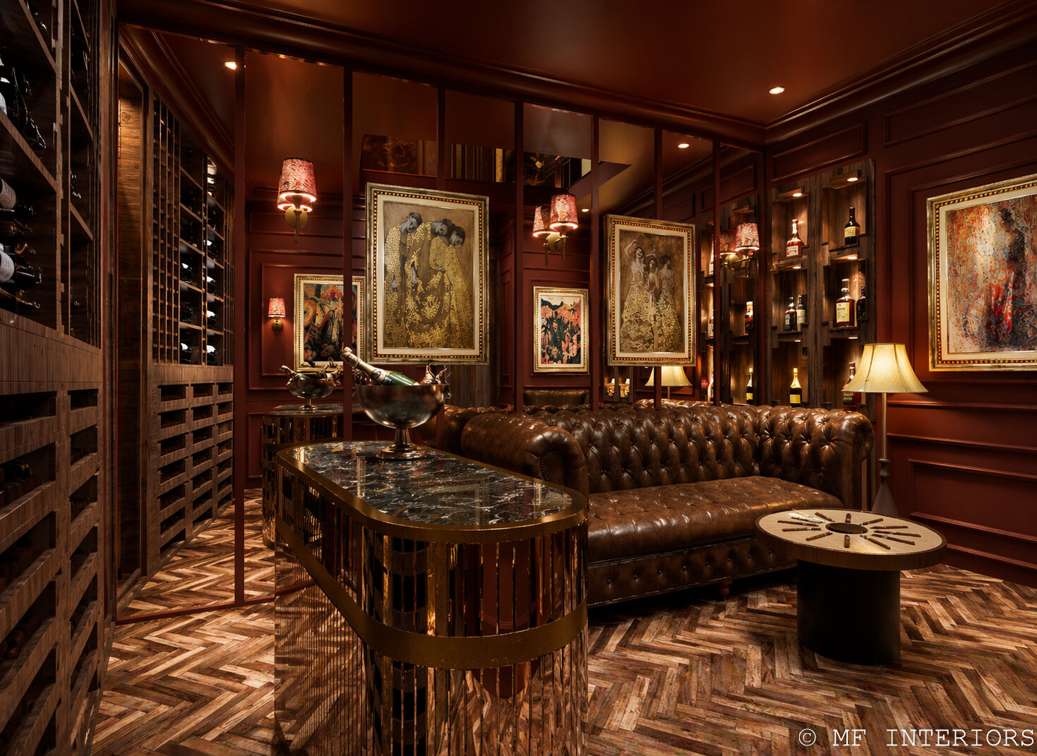Caravan / La Pergola – aménagement de restaurant-bar par MF INTERIORS, vue 1