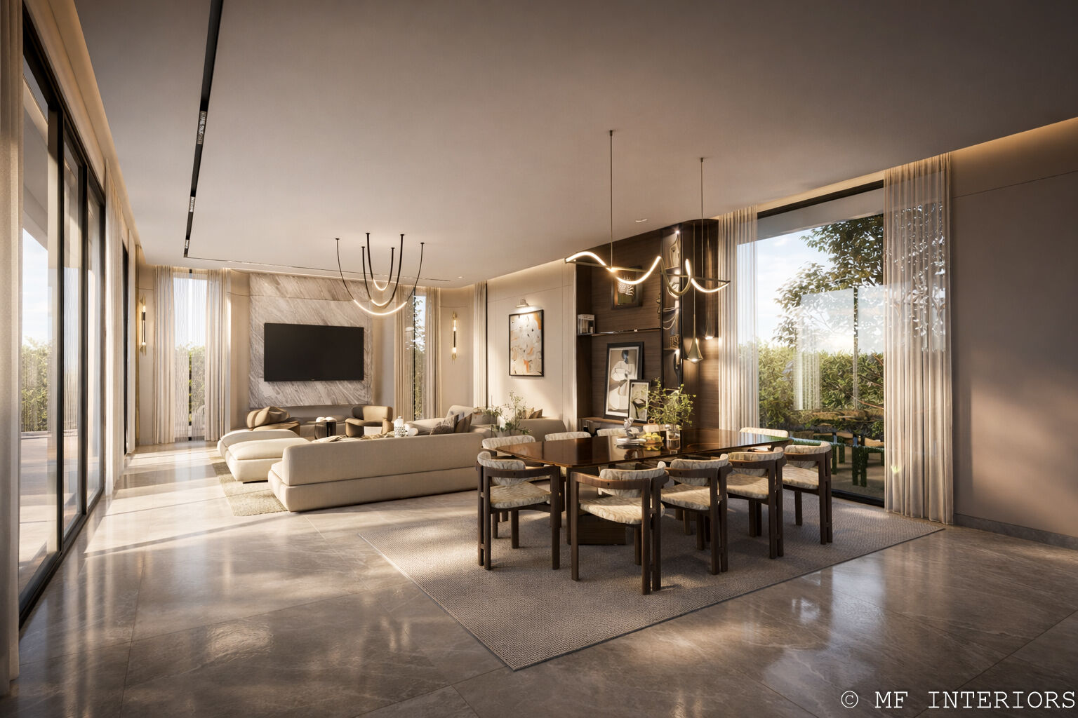 Villa S – architecture d’intérieur de villa par MF INTERIORS, vue 2