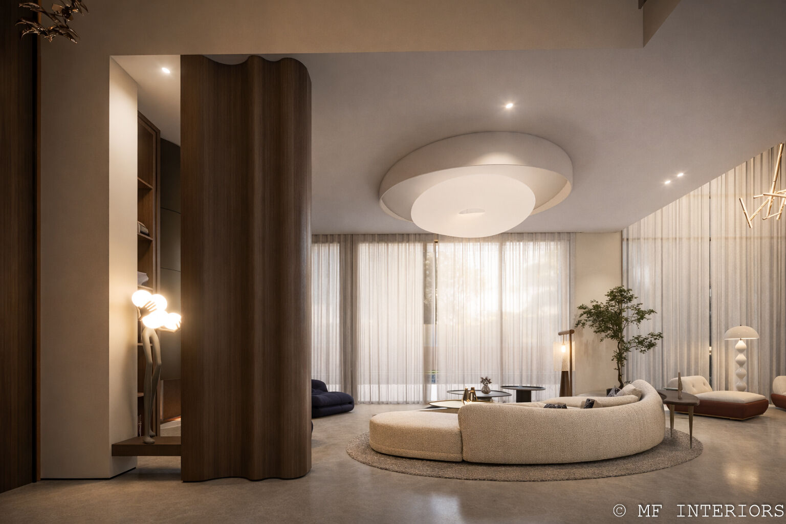 Villa Y – architecture d’intérieur de villa par MF INTERIORS, vue 2