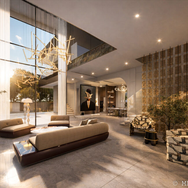 Villa Y – architecture d’intérieur de villa par MF INTERIORS, vue 1