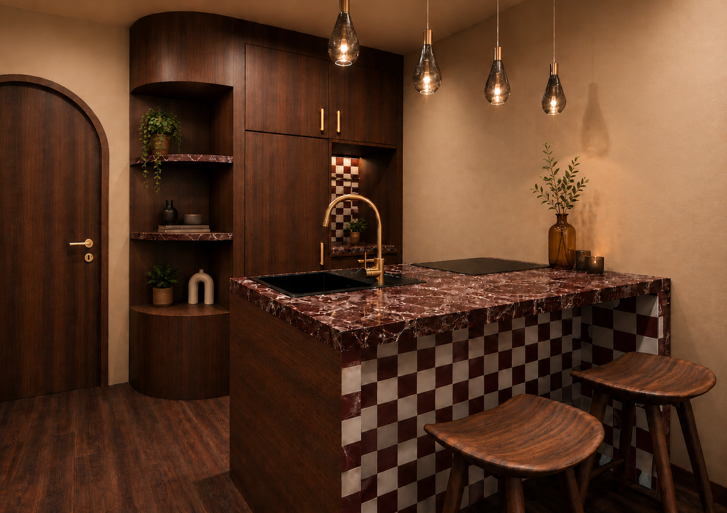 Appart'hôtel 6 – architecture d’intérieur résidentielle par MF INTERIORS, vue 5