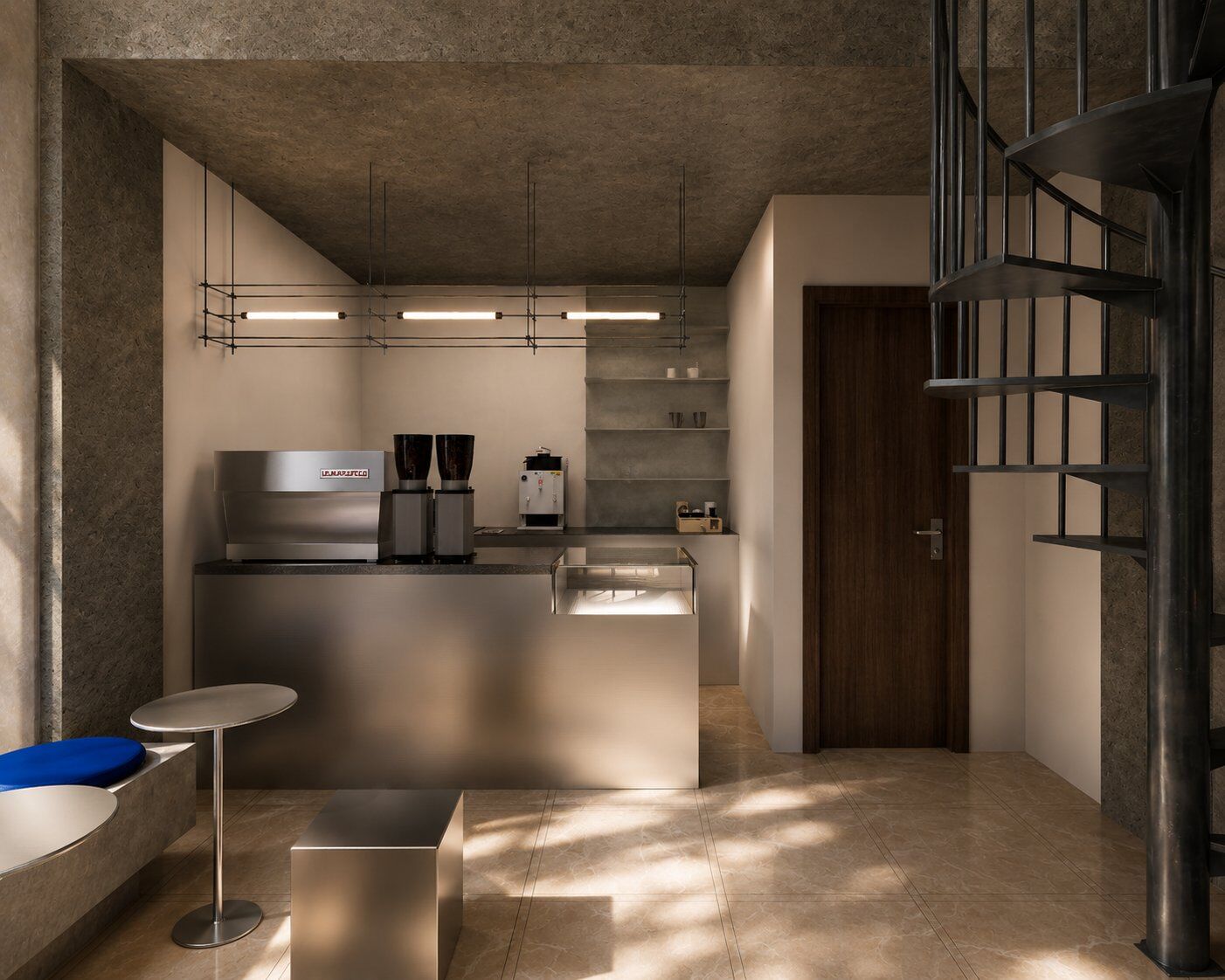 Coffee shop à Marrakech – aménagement commercial par MF INTERIORS, vue 8