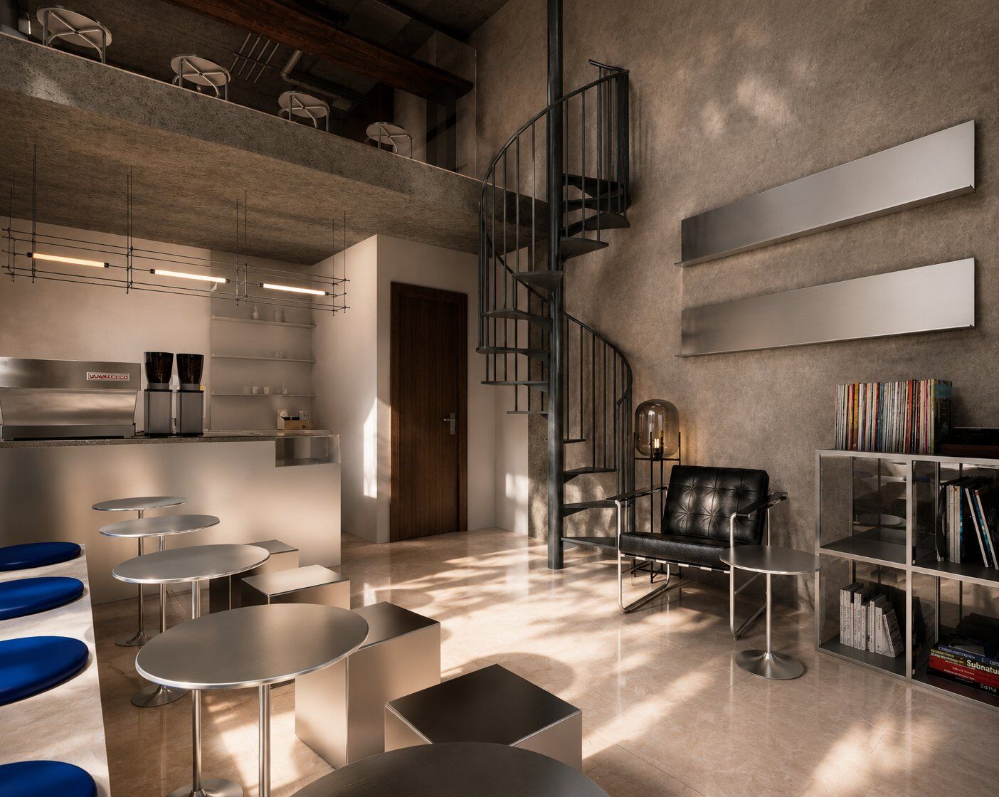 Coffee shop à Marrakech – aménagement commercial par MF INTERIORS, vue 11
